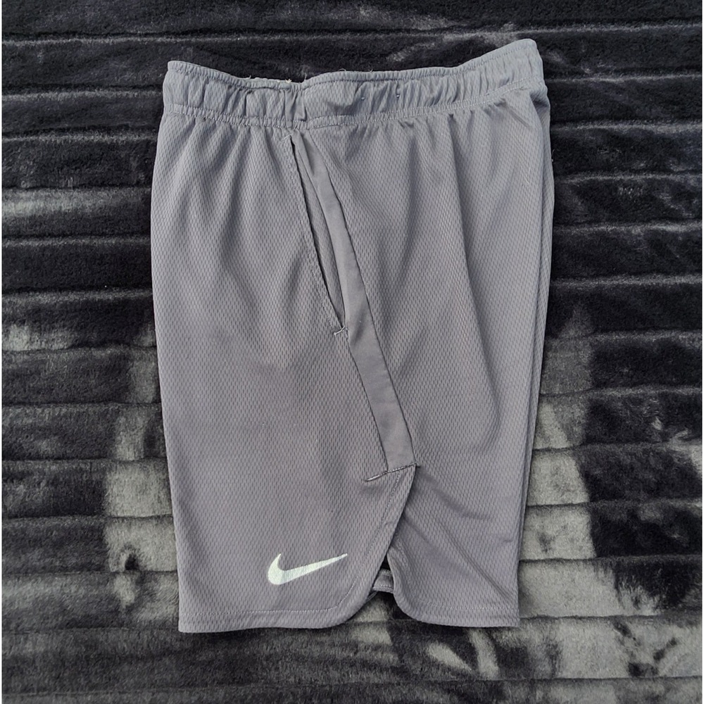 Nike Shorts Mens Size Small Black Work Out Gym Casual Dri Fit No Draw Strings